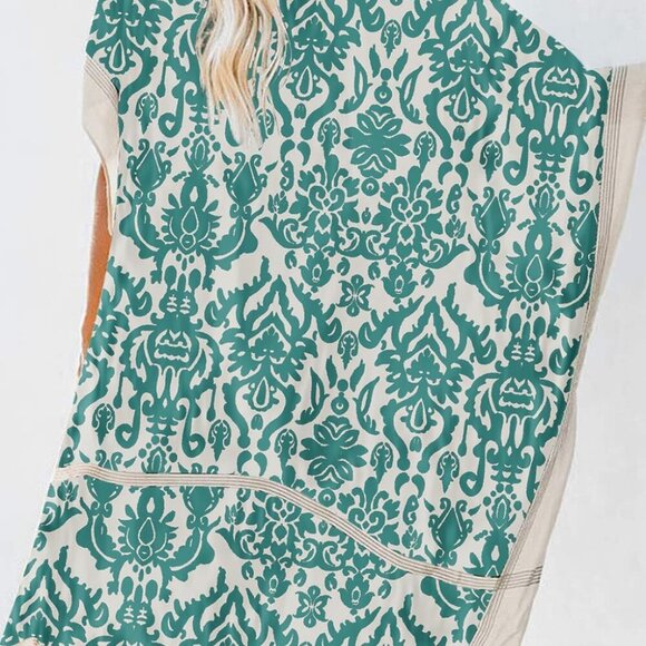 Womens 2025 Summer Beach Hawaiian Vacation Long Kimono Cardigans Swimsuits Cover - Picture 2 of 4